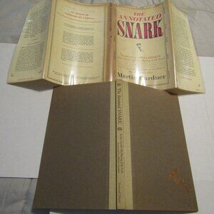 1962 Stated 1st Printing HC/DJ ANNOTATED HUNTING OF SNARK Lewis Carroll Gardner